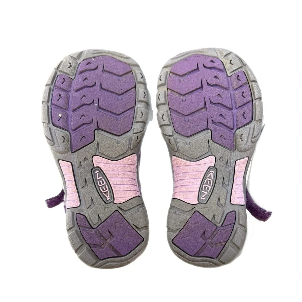 Keen Newport H2 Hiking Sandals Shoes Youth Purple Gorpcore Size 2 girls water